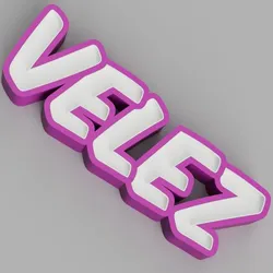 NAMELED VELEZ- LED LAMP WITH NAME