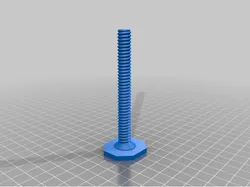 Screw with nut / Toilet/WC seat - EU/CZ