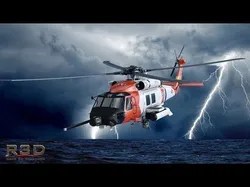 SH-60 Sea Hawk Coast Guard Low-poly 3D model