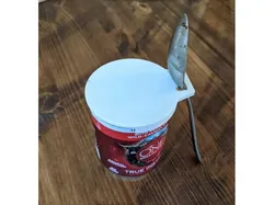Snap-On Dog Food Lid (With Spoon Holster)