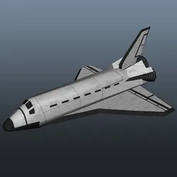 Space Shuttle Low-poly 3D model