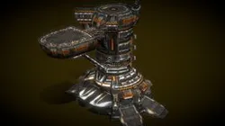 3DRT - Sci-Fi building - Aircraft facility