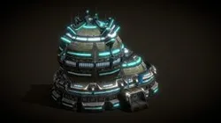 3DRT - Sci-Fi building - Science Lab