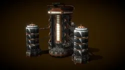 3DRT - Sci-Fi building - Storage facility