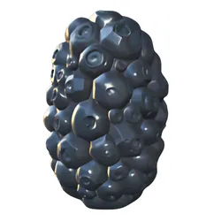Abstract Bumpy Fruit