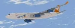 Airbus 340 Low-poly 3D model