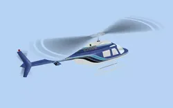 Bell 206 Jet Ranger Low-poly 3D model