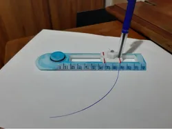 Compas adapté pour dyspraxique - Compass adapted for dyspraxia