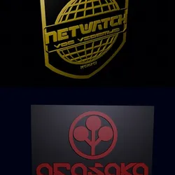 Cyberpunk 2077 – Arasaka Logo and Netwatch Badge