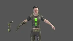 Cyberpunk man
