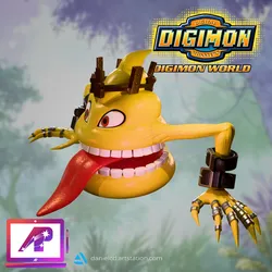 Digimon King Sukamon Colored