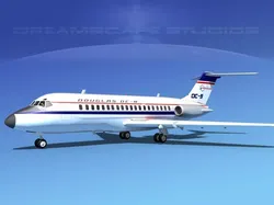 Douglas DC-9-20 Douglas Aircraft 3D model