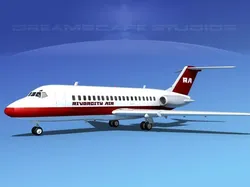 Douglas DC-9-20 River City 3D model