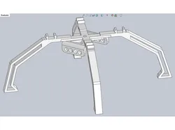 F450 quadcopter/drone landing gear 1.1