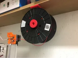 Filament spool bracket