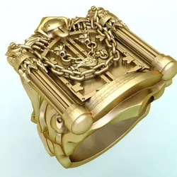 Gatekeeper Ring - Temple rings - Dark ring