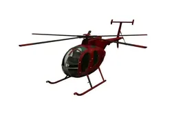 helicopter 3D model