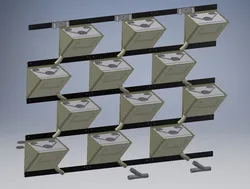 Hydroponic on the wall planter