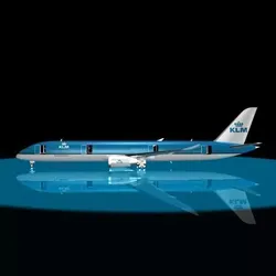 KLM 787 - 9 DREAMLINER 3D model