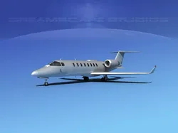 LearJet 45 Bare Metal 3D model
