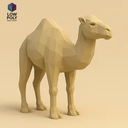 Low Poly style camel
