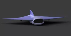 Mantajet jet plane 3D print model