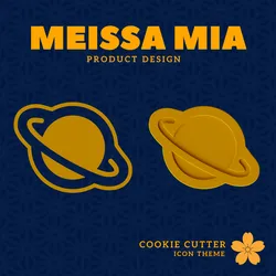 Planet Cookie Cutter – Digital 3D Print File for Space-Inspired Baking Fun