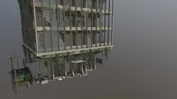Post Apocalyptic Building with Props