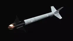 Sidewinder Missile with Marines Textures 3D model
