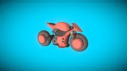 Toon Motorbike