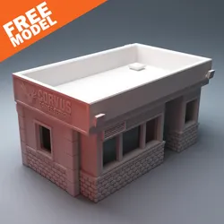 Urban Corvus Building 28mm
