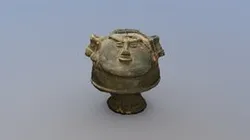 香炉形顔面付土器（香取市良文貝塚）　観察記録3Dモデル
