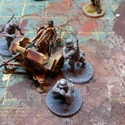 Anti-aircraft gun 37mm Flak 36 + Gun operator (Germany, WW2) - Premium ...