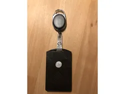 Badge Holder with TILE Slim Bluetooth Tracker compartment