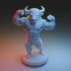 Bodybuilder Bull – Beast Mode of Pure Muscle