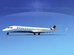 Bombardier CRJ900 Delta Connection 3D model
