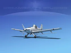 EMB-202A Ipanema Bare Metal 3D model