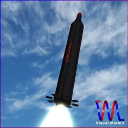 Hwasong-10 Ballistic Missile 3D model