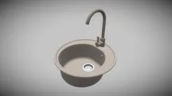 kitchen sink LUNA 510_gray