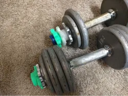Retaining nut for Dumbbell weights