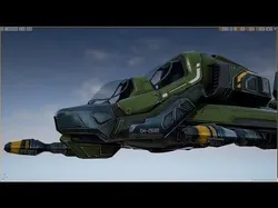 Scout Spaceship - game model Low-poly 3D model