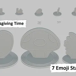 Thanksgiving Time Mini Pack Emoji Statues