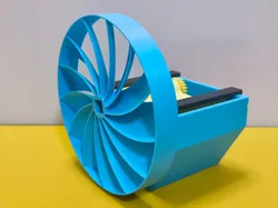 Wind-powered music box - Free 3D Print Model