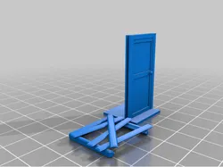 Zombicide door with removeable barricade