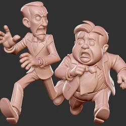 Abbott And Costello Running