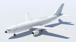 Airbus A300-600F Static Lowpoly Low-poly 3D model