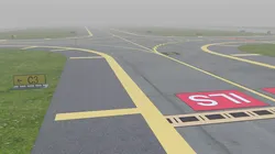 Airfield Low-poly 3D model