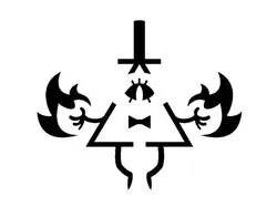Bill Cipher stencil