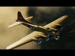 Boeing B-17 Flying Fortress Low-poly 3D model