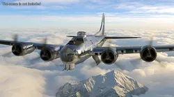 Boeing B-17 Propeller Aircraft Bomber Rigged for Maya 3D model